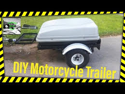 diy motorcycle trailer you
