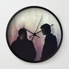 Young Men Dead Wall Clock By Mycolour