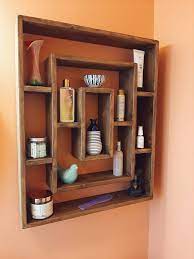 Wall Hanging Shelf With Unique Retro