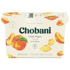 chobani yogurt non fat greek peach