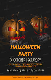Halloween Party Flyer Maker A123