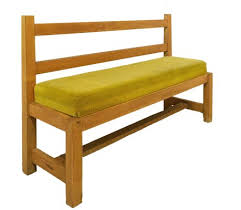 Vintage French Bench With Cushion