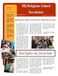 Religious School Newsletters