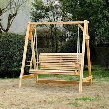Modern Garden Wooden Swing Seating