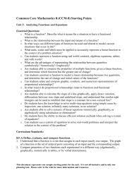 02 Common Core 8 Unit 3 Starting Points