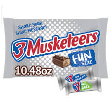 3 musketeers candy fun size