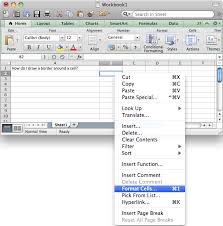 ms excel 2016 for mac draw a border