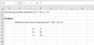 finding roots of quadratic equation