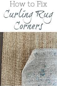 how to fix curling rug corners lemons