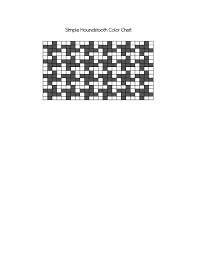 Simple Houndstooth Knitting Chart Great For Small Knitting