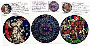 Stained Glass Window Static Clings From