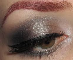 chagne and teal eye makeup look