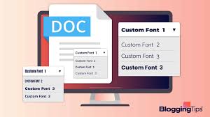 how to add custom fonts to google docs