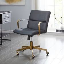 The best desk chairs to get online. Cooper Mid Century Leather Swivel Office Chair Mid Century Office Chair Swivel Office Chair Home Office Furniture Desk