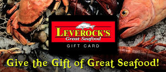 gift cards for leverock s great seafood