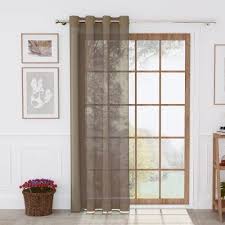 Solid Polyester Long Door Curtain Size