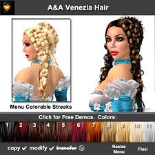 Intricate braids decorated with wildflowers were very popular among medieval ladies. Second Life Marketplace A A Venezia Hair 11 Colors Value Pack Medieval Neo Rococo Pigtail Braids With Menu Colorable Streaks