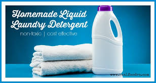 easy liquid homemade laundry detergent