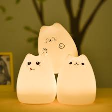 Very Very Cute Night Lights I Don T Need One But I Want One Hehe Goline Cute Kitty Led Children Night Light Cat Lamp Night Light Kids Nursery Night Light