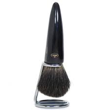 6599 omega black badger shaving brush