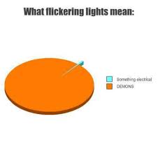 What Flickering Lights Mean - Meme Collection via Relatably.com