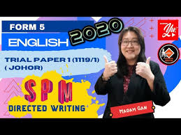 But essay article format spm the, i got essay help online from them and realised why that is the example of essay writing spm. Spmtrial2020 Spmenglish English Spm Trial Paper 1 Year 2020 Johor Youtube
