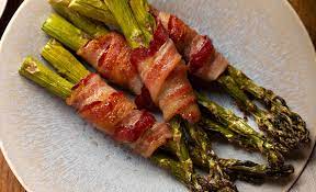 how to bake asparagus wrapped in bacon