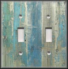 Light Switch Plate Cover Beach Aged