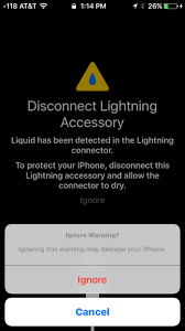 De l'eau dans la prise Lightning de l'iPhone ? iOS 10 détecte et alerte !