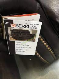 Berkline Reclining Leather Sofa