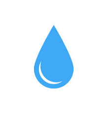 Blue Water Drop Symbol Simple Flat Icon Vector 15746122 Prairie