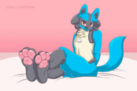 Pew when was the last time he washed his paws trainer:*scrubs lucario's paws* lucario:hahahahahaha stop that tickles trainer:nice and clean *sniffs lucario's paws* now it smells good trainer:now to help him relax trainer:*puts a pillow under his paws and starts to rub lucario's. Lucario Paws By Celsty Fur Affinity Dot Net