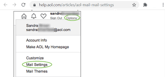 how to set up aol mail settings