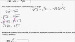 How to add the square root symbol to a text document. Simplifying Square Root Expressions No Variables Video Khan Academy