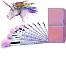 ammiy makeup brushes 10pcs unicorn