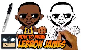 The action is on and it's time to cheer for your favorite team at the fifa. How To Draw Lebron James La Lakers Youtube