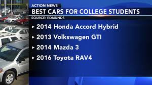 The seats are comfortable, the stereo and sat. Edmunds Releases List Of Best Used Cars For College Students 6abc Philadelphia