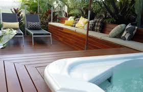 Hot Tub For A Versatile Deck Design