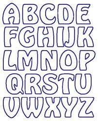 Template For Letters Of The Alphabet Printable Free Alphabet