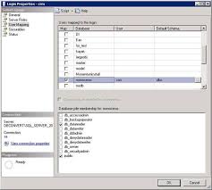how to configure permissions for sql