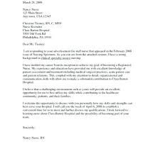Example Of Nursing Cover Letter Mental Health Nurse Cover Letter