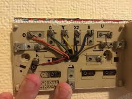 My old wiring is followed on old baystat: Old Heat Pump With No C Wire New Wifi Thermostat Installation Doityourself Com Community Forums