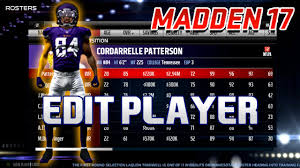 Madden Nfl 17 Franchise New Edit Player Tutorial Madden 17 Footage 1080p60fps