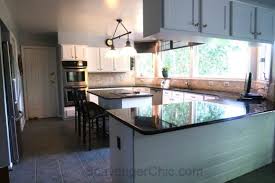 We will have the wood floors. Kitchen Makeover Refacing Kitchen Cabinets Scavenger Chic
