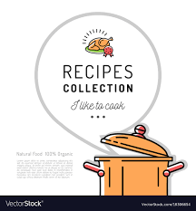 Recipe Book Menu Template Cookbook Cover Boiling
