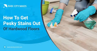 pesky stains out of hardwood floors
