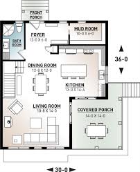 Modern House Plan 3 Bedrms 2 Baths