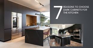 dark cabinets for the kitchen