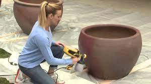 painting patio planters you