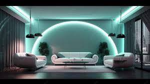 3d rendering of a white sofa arch